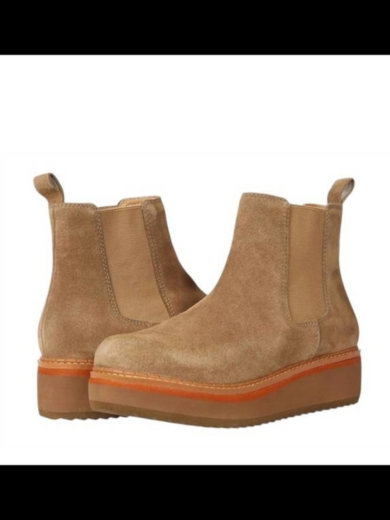 Matisse Shoes - Matisse Ronan Taupe Suede Platform Bootie